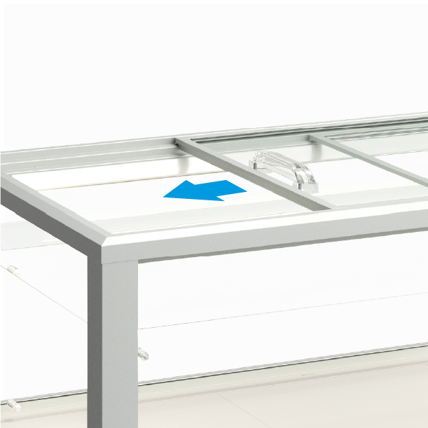 Panoramic low-emissivity sliding glass lids engineered for high thermal efficiency