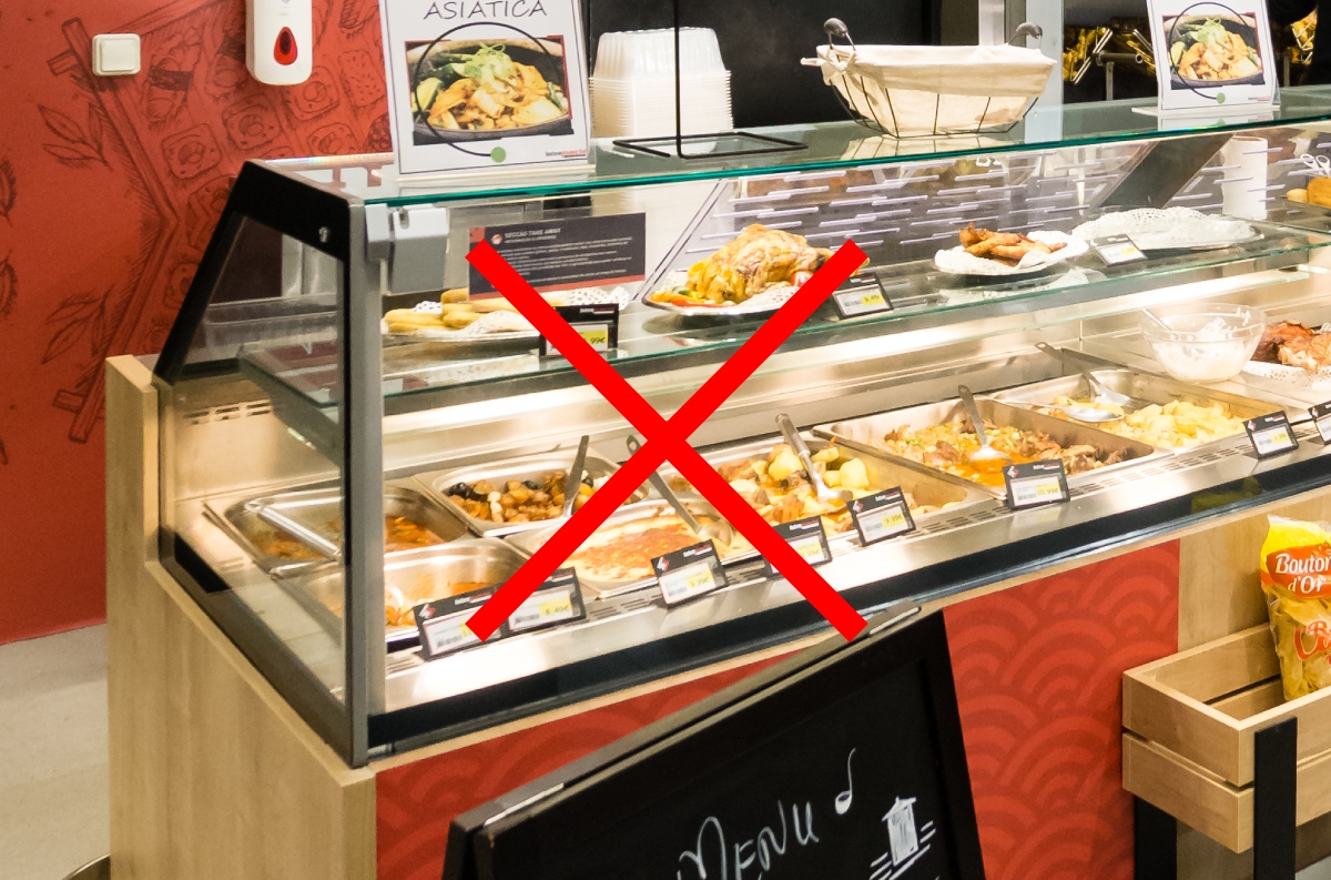 Vitrines chauffées: éclairage