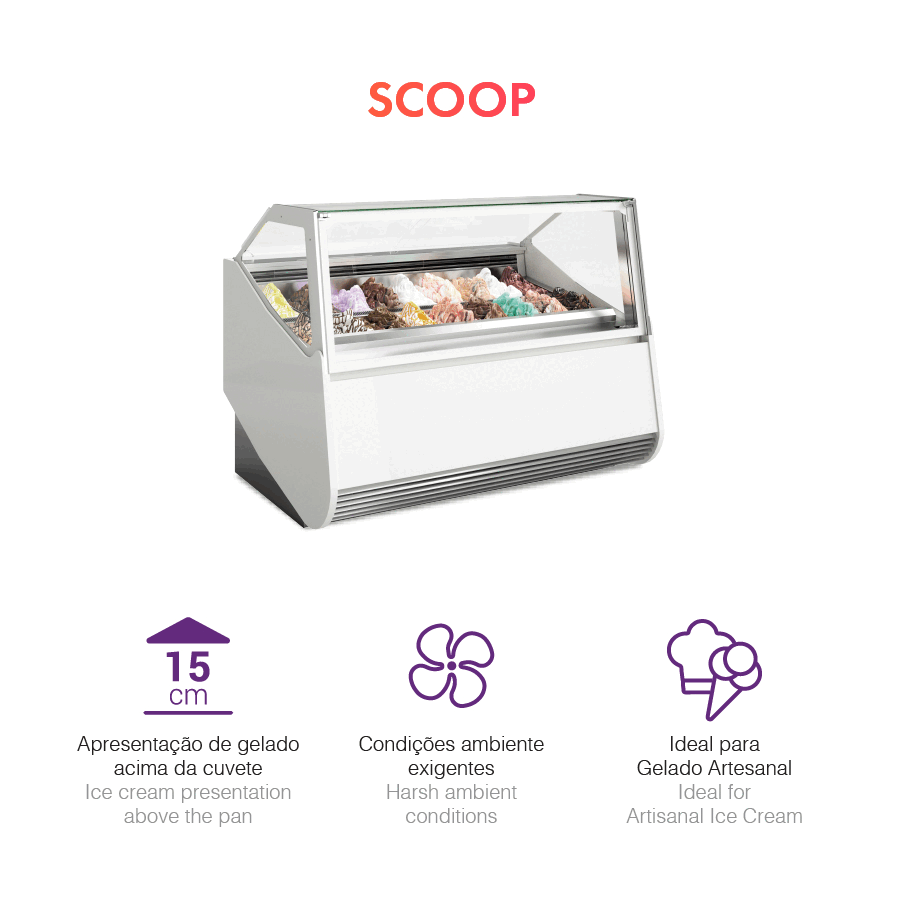 Expositores verticais compactos FUTURO 2 da JORDAO nas versões refrigeradas e aquecidas.